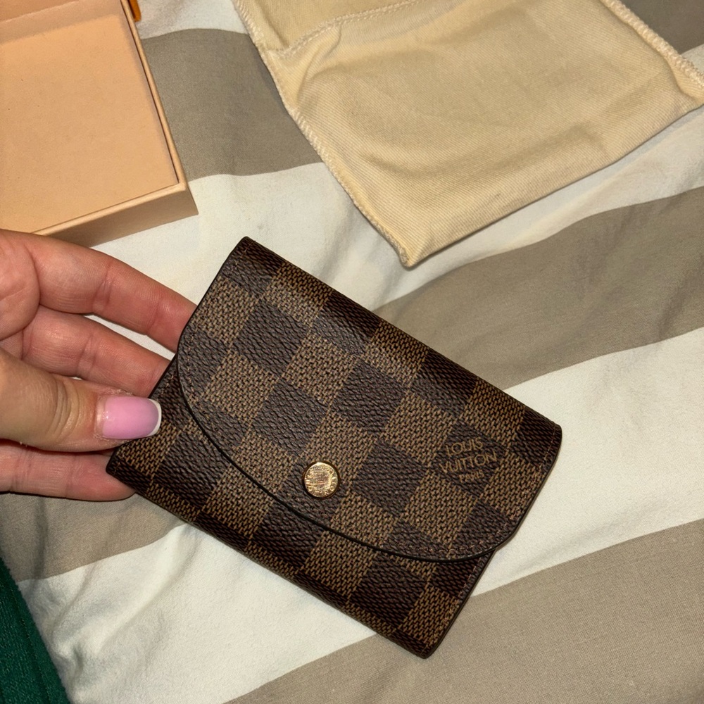 Lv Damier Rosalie coin purse